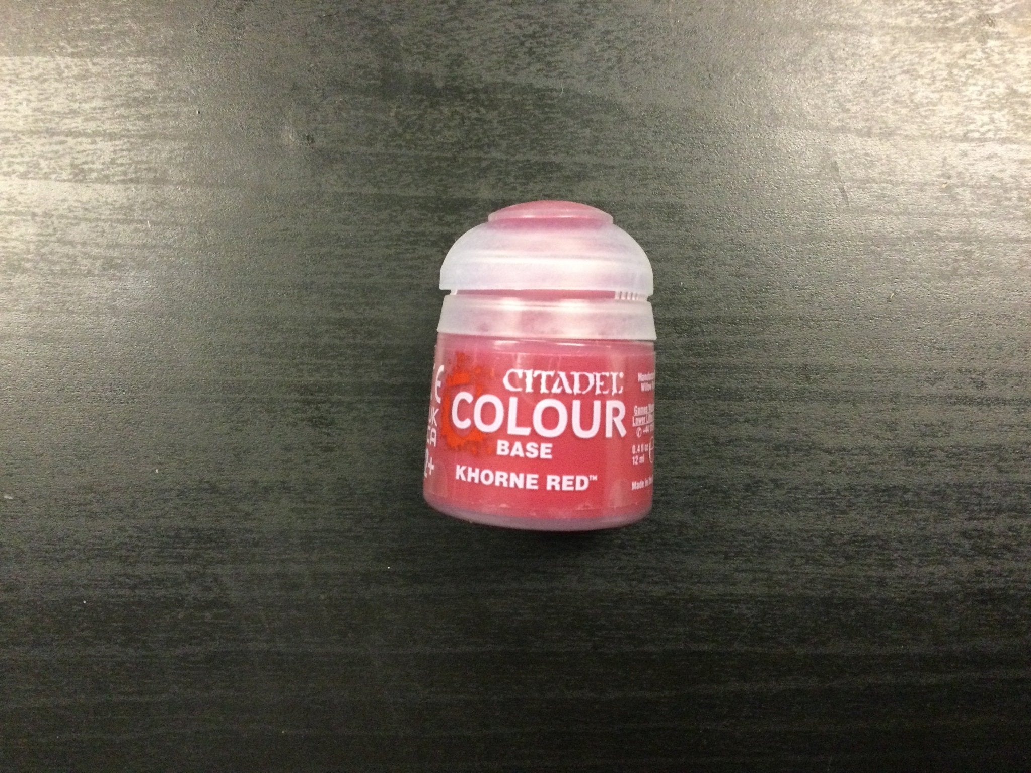 Citadel Colour Base Khorne Red - WiredVillage Games - Games Workshop